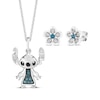 Thumbnail Image 0 of Disney Treasures Lilo & Stitch London Blue Topaz & Diamond Gift Set 1/20 ct tw Sterling Silver