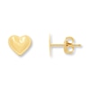 Thumbnail Image 0 of Young Teen Heart Earrings 14K Yellow Gold