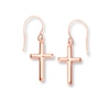Thumbnail Image 0 of Cross Earrings 14K Rose Gold
