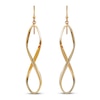 Thumbnail Image 2 of Infinity Drop Earrings 10K Yellow Gold