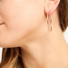 Thumbnail Image 1 of Tube Hoop Earrings 14K Rose Gold 40mm