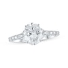 Thumbnail Image 0 of Lab-Created Diamonds by KAY Diamond Oval-Cut Engagement Ring 2 ct tw 14K White Gold