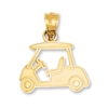 Thumbnail Image 0 of Golf Cart Charm 14K Yellow Gold