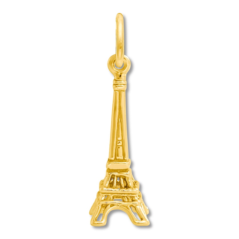 Eiffel Tower Charm 14K Yellow Gold
