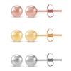 Thumbnail Image 0 of Ball Stud Earrings Set 14K Gold 4mm