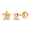 Thumbnail Image 0 of Children's Diamond-cut Star Stud Earrings 14K Yellow Gold