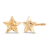 Thumbnail Image 1 of Children's Diamond-cut Star Stud Earrings 14K Yellow Gold