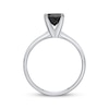 Thumbnail Image 2 of Black Diamond Solitaire Ring 2 ct tw 14K White Gold