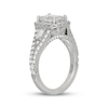 Thumbnail Image 1 of Neil Lane Artistry Emerald-Cut Lab-Created Diamond Engagement Ring 2-1/2 ct tw 14K White Gold