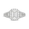 Thumbnail Image 2 of Neil Lane Artistry Emerald-Cut Lab-Created Diamond Engagement Ring 2-1/2 ct tw 14K White Gold