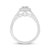 Thumbnail Image 2 of Linked Always Round-Cut Diamond Cushion Halo Engagement Ring 1 ct tw 14K White Gold