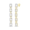 Thumbnail Image 0 of Linked Always Diamond Chain Link Drop Earrings 1/2ct tw 10K Yellow Gold