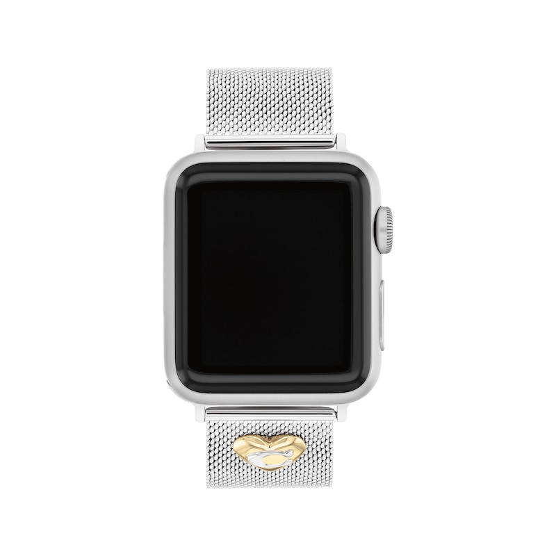 COACH Stainless Steel Mesh Women's Apple Watch Strap 14700239