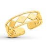 Thumbnail Image 0 of Diamond Pattern Toe Ring 14K Yellow Gold