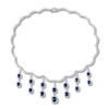 Thumbnail Image 0 of Le Vian Couture Sapphire Necklace 11-1/2 ct tw Diamonds 18K Vanilla Gold