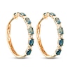 Thumbnail Image 0 of Le Vian Creme Brulee Topaz Hoop Earrings 7/8 ct tw Diamonds 14K Strawberry Gold