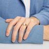 Thumbnail Image 4 of Men's Diamond Diagonal Wedding Ring 1/15 ct tw 10K Yellow Gold