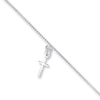Thumbnail Image 0 of Cross Anklet Sterling Silver 10"