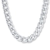 Thumbnail Image 0 of Solid Curb Link Necklace Stainless Steel 22"