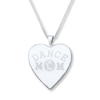 Thumbnail Image 0 of Dance Mom Heart Sterling Silver Locket Necklace