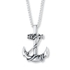 Thumbnail Image 0 of Men's Anchor Necklace Stainless Steel