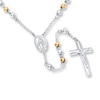 Thumbnail Image 1 of Rosary Stainless Steel Gold-Tone Ion Plating