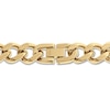 Thumbnail Image 1 of Solid Curb Chain Necklace 6mm Yellow Ion-Plated Stainless Steel 24"