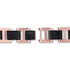 Thumbnail Image 2 of Men's Black Sapphire Bracelet Stainless Steel/Ion-Plating 8.5"