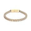Thumbnail Image 0 of Semi-Solid Foxtail Chain Bracelet 5mm Two-Tone Stainless Steel  9"