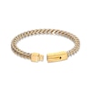 Thumbnail Image 1 of Semi-Solid Foxtail Chain Bracelet 5mm Two-Tone Stainless Steel  9"