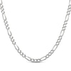 Thumbnail Image 0 of Solid Figaro Chain Necklace 6.5mm Sterling Silver 20"