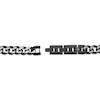 Thumbnail Image 2 of Solid Curb Chain Necklace 11mm Black Ion-Plated Stainless Steel 24"