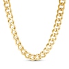 Thumbnail Image 0 of Solid Curb Chain Necklace 6mm Yellow Ion-Plated Stainless Steel 18"