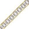 Thumbnail Image 1 of Linked Always Men's Diamond Chain Link Bracelet 2-1/4 ct tw 10K Yellow Gold 8.5"