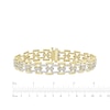 Thumbnail Image 4 of Linked Always Men's Diamond Chain Link Bracelet 2-1/4 ct tw 10K Yellow Gold 8.5"