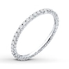 Thumbnail Image 3 of Diamond Eternity Ring 1/2 ct tw Round-cut 14K White Gold