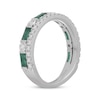Thumbnail Image 2 of Neil Lane Emerald Anniversary Ring 3/8 ct tw Diamonds 14K White Gold