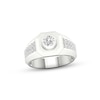 Thumbnail Image 0 of Men's Lab-Created Diamonds by KAY Ring 1-1/4 ct tw 14K White Gold