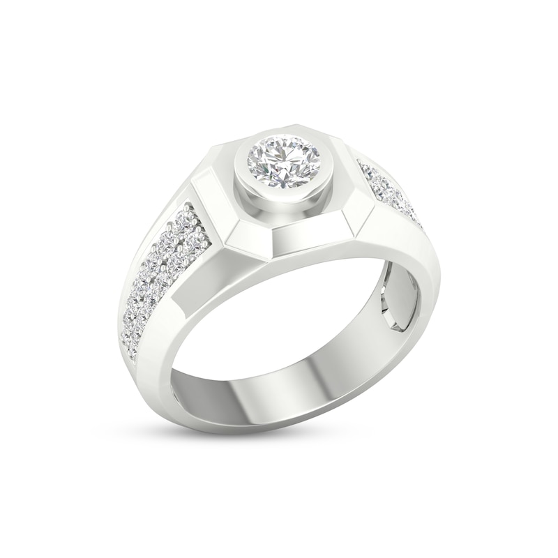 Men's Lab-Created Diamonds by KAY Ring 1-1/4 ct tw 14K White Gold