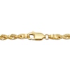 Thumbnail Image 5 of Semi-Solid Glitter Rope Chain Necklace & Bracelet Set 10K Yellow Gold