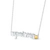 Thumbnail Image 1 of Citrine Zodiac Capricorn Necklace Sterling Silver 18"