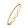 Thumbnail Image 1 of Reaura Crossover Bangle Bracelet Repurposed 14K Yellow Gold
