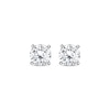 Thumbnail Image 1 of Lab-Created Diamonds by KAY Round-cut Solitaire Stud Earrings 1-1/2 ct tw 14K White Gold (I/SI2)
