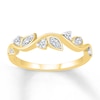Thumbnail Image 0 of Diamond Leaf/Vine Ring 1/6 ct tw Round-cut 10K Yellow Gold