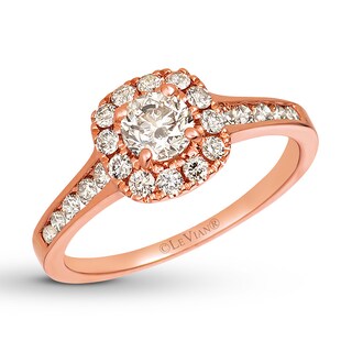 vian carat tw 14k strawberry diamond le ring gold nude kay