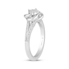 Thumbnail Image 1 of Hallmark Diamonds One Love Swirl Knot Ring 3/8 ct tw Sterling SIlver