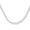 Thumbnail Image 0 of Solid Mariner Chain Necklace 14K White Gold 22"