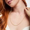 Thumbnail Image 2 of 24" Textured Solid Rope Chain 14K Yellow Gold