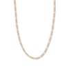 Thumbnail Image 0 of 22" Solid Figaro Chain Necklace 14K Yellow Gold Appx. 3.9mm