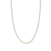 Thumbnail Image 0 of 24" Solid Figaro Chain Necklace 14K Yellow Gold Appx. 2.36mm